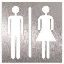 Señal unisex para baños Timblau