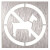 Señal prohibido animales Timblau