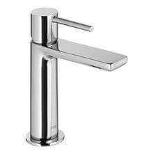 Grifo de lavabo Max-Tres caño cascada circular con maneta
