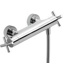 Grifo de ducha termostática ECO Max-Tres manetas cruz