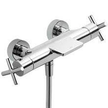 Grifo de bañera-ducha termostática ECO Max-Tres manetas cruz