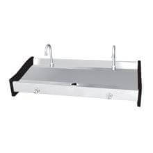 Lavabo colectivo rectangular inox Timblau