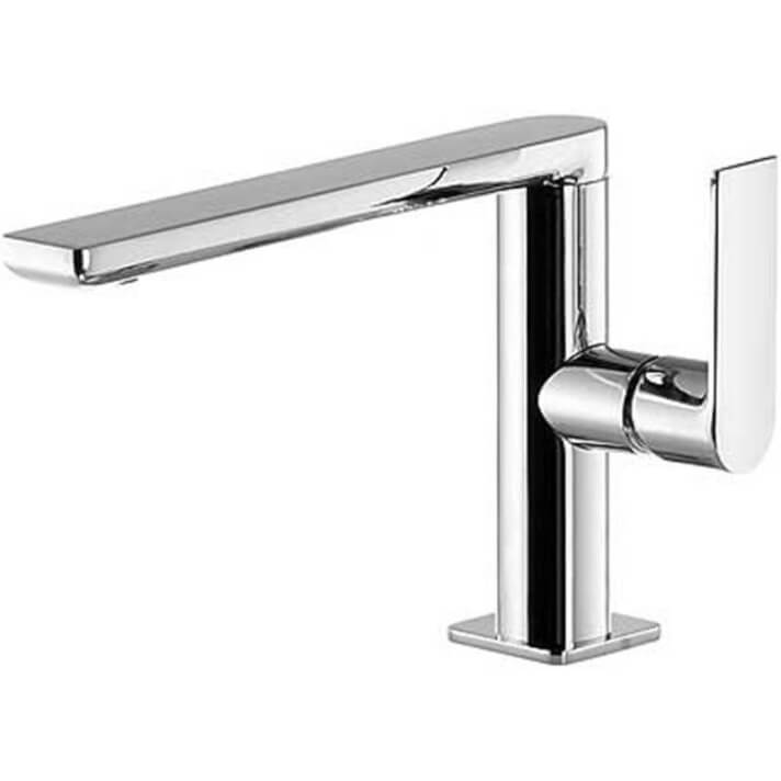 Grifo de lavabo Loft-Tres ca&ntilde;o bajo con maneta ECO