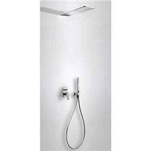 Kit de ducha monomando empotrado Loft-Tres INOX