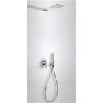 Kit de ducha monomando empotrado Loft-Tres INOX