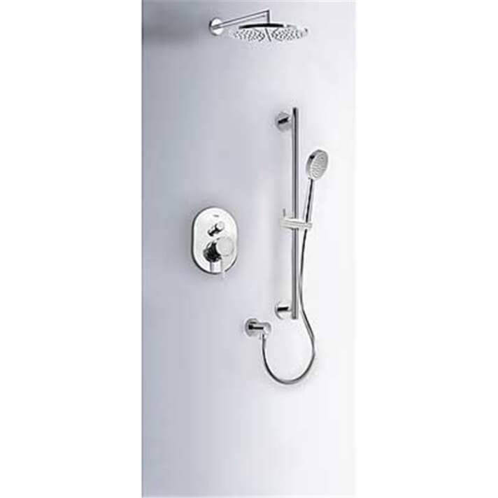 Kit de ducha empotrado ALPLUS Tres barra deslizante