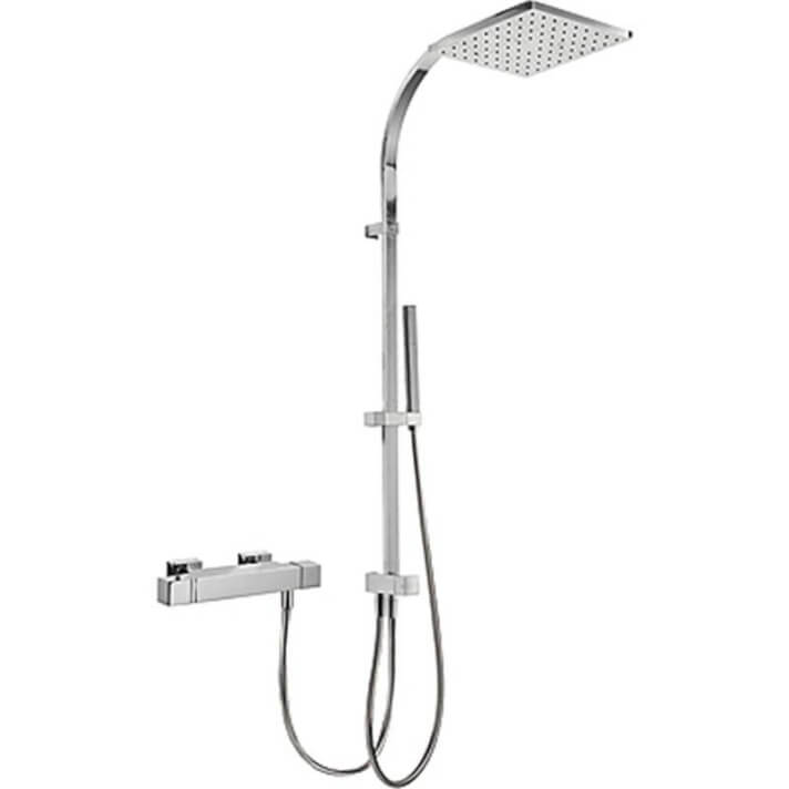 Conjunto de ducha ECO CUADRO Tres termost&aacute;tica