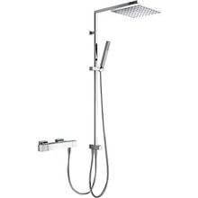 Conjunto de ducha ECO CUADRO Tres termostática easyClean