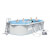Piscina ovalada desmontable de acero 500x360x120 cm Hydrium Bestway