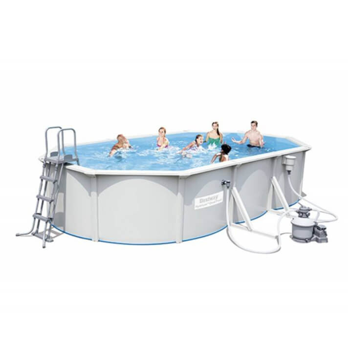 Piscina ovalada desmontable de acero 500x360x120 cm Hydrium Bestway