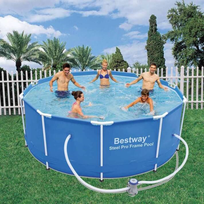 Piscina desmontable redonda 305x100 cm STEEL PRO Bestway