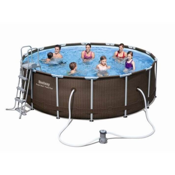 Piscina desmontable redonda 366x100 cm Rattan Bestway