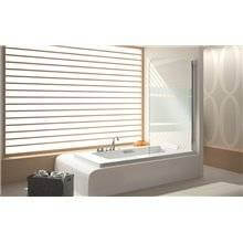 Mampara bañera panel abatible decorado TR570 Kassandra
