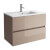 Mueble 91cm Taupe brillo 2 cajones SALGAR FUSSION LINE