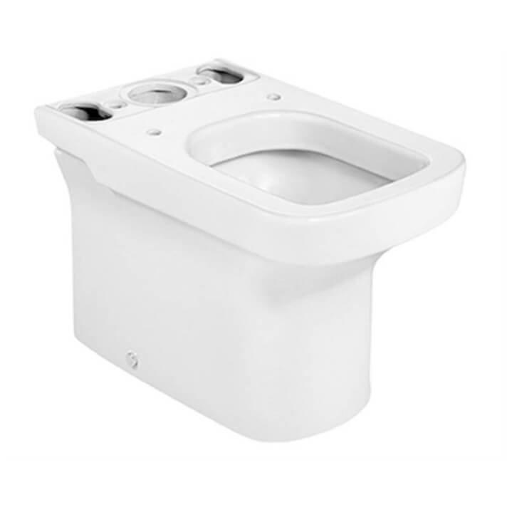 Taza tanque bajo compacto Dama Roca