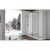 Mampara angular puerta abatible + lateral SA503 Kassandra