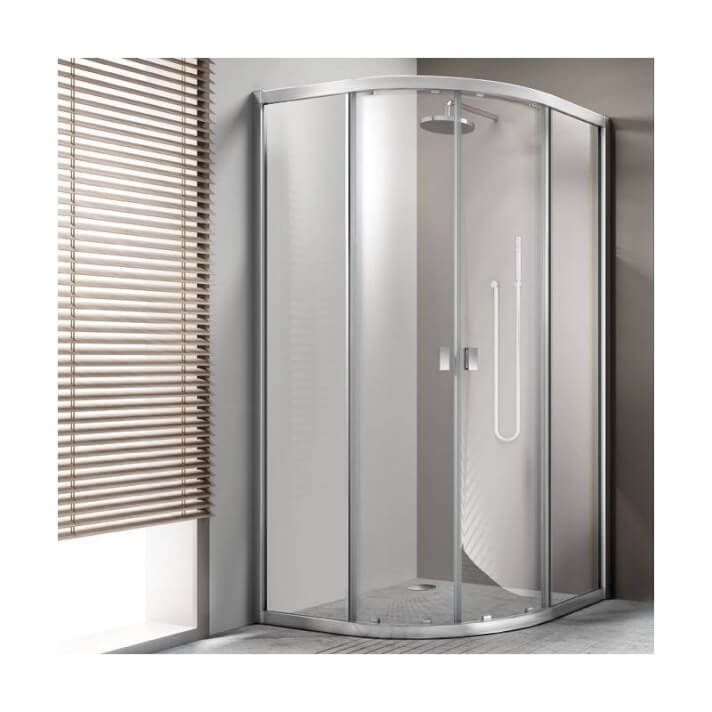 Mampara ducha semicircular correderas TECHNIC