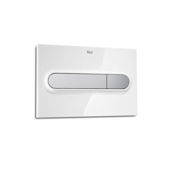 Placa blanca y gris PL1 Dual One Roca