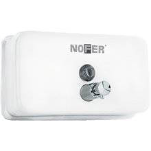 Dosificador de jabón horizontal blanco Nofer