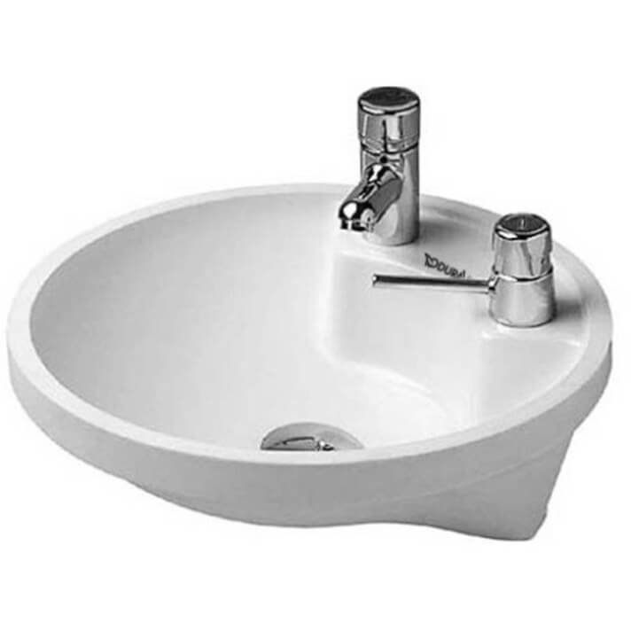 Lavabo empotrado Architec 40 con orificios Duravit