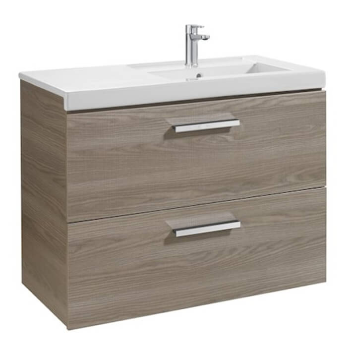 Mueble 90cm dos cajones fresno Prisma Roca