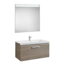 Pack mueble 80cm un cajón fresno Prisma Roca