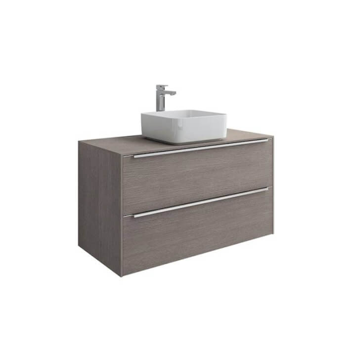 Mueble 100cm roble sobrencimera Inspira Square Roca