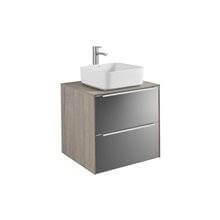 Mueble 60cm espejo fumato sobrencimera Inspira Square Roca