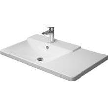 Lavabo asimétrico izq para mueble 85 P3 Comforts Duravit
