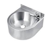 Lavabo mural design semicircular acero NOFER