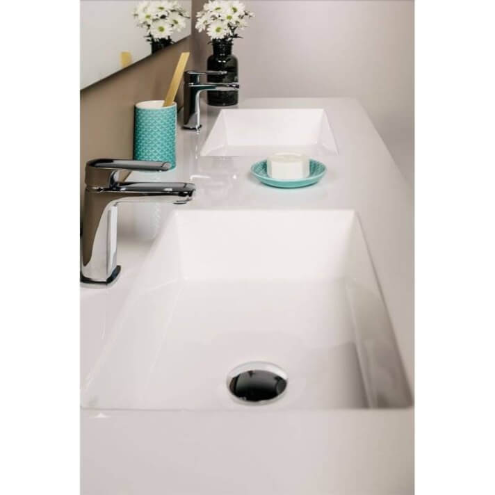 Lavabo encimera 2 senos MAUI NATUGAMA
