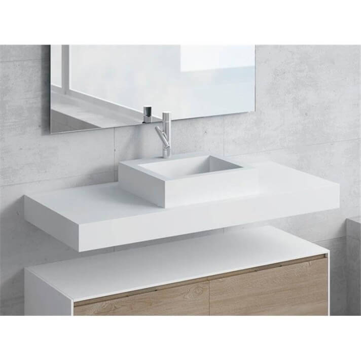 Conjunto encimera+lavabo GALATEA NATUGAMA