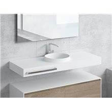 Conjunto encimera+lavabo JUNO toallero NATUGAMA