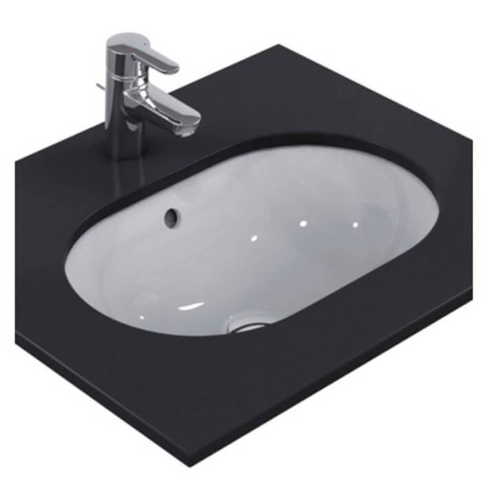 Lavabo bajo encimera ovalado 55 CONNECT Ideal Standard