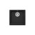 Fregadero negro 45 Riga QUARZEX® Roca
