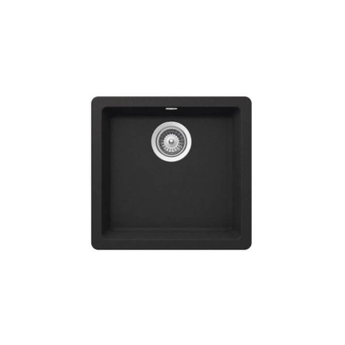 Fregadero negro 45 Riga QUARZEX&reg; Roca