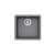 Fregadero gris 45 Riga QUARZEX® Roca