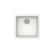 Fregadero blanco 45 Riga QUARZEX® Roca