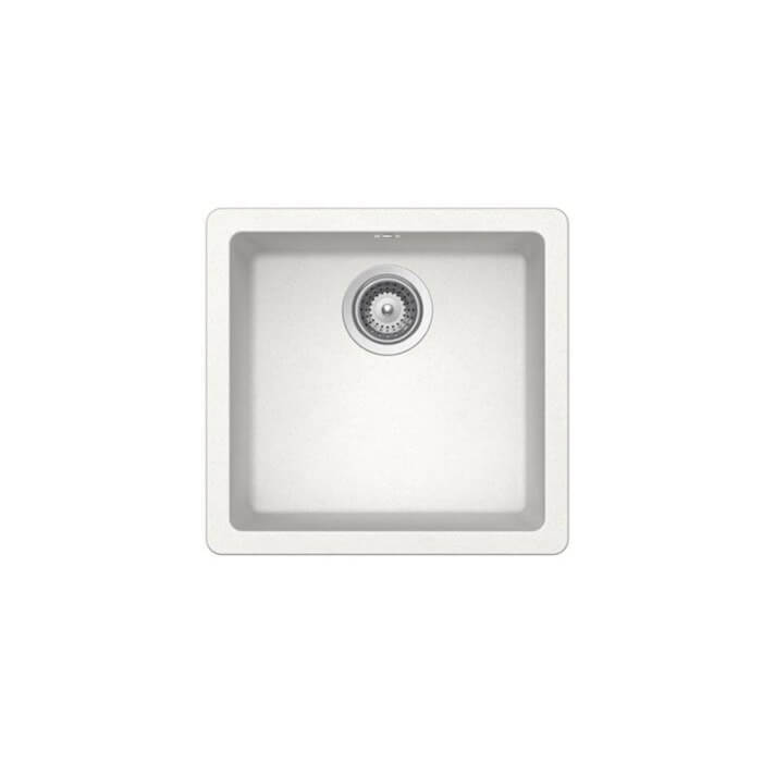 Fregadero blanco 45 Riga QUARZEX&reg; Roca
