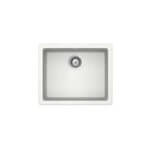 Fregadero blanco 55 Riga QUARZEX® Roca