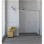 Mampara frontal 2 fijos y 2 correderas RIN Anna Bagno