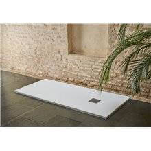 Plato de ducha rectangular blanco ANNA D-40