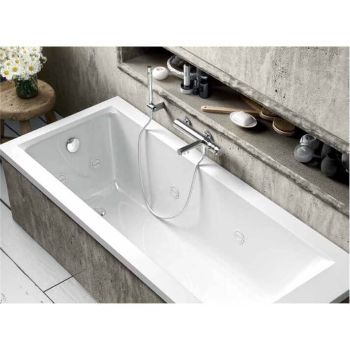 Ba&ntilde;era Jazz S encastrada 160x70 cm con estructura b10