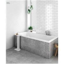 Bañera Jazz L encastrada 180x80 cm con estructura b10