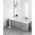 Bañera Jazz L encastrada 180x80 cm con estructura b10