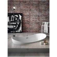 Bañera Drop encastrada con estructura b10