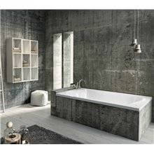 Bañera Duet encastrada con estructura b10