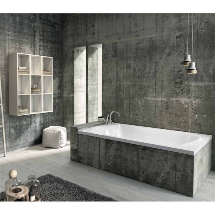 Ba&ntilde;era Duet encastrada con estructura b10