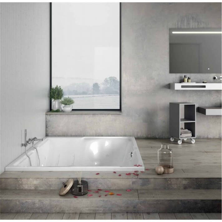 Bañera Iman encastrada con estructura b10