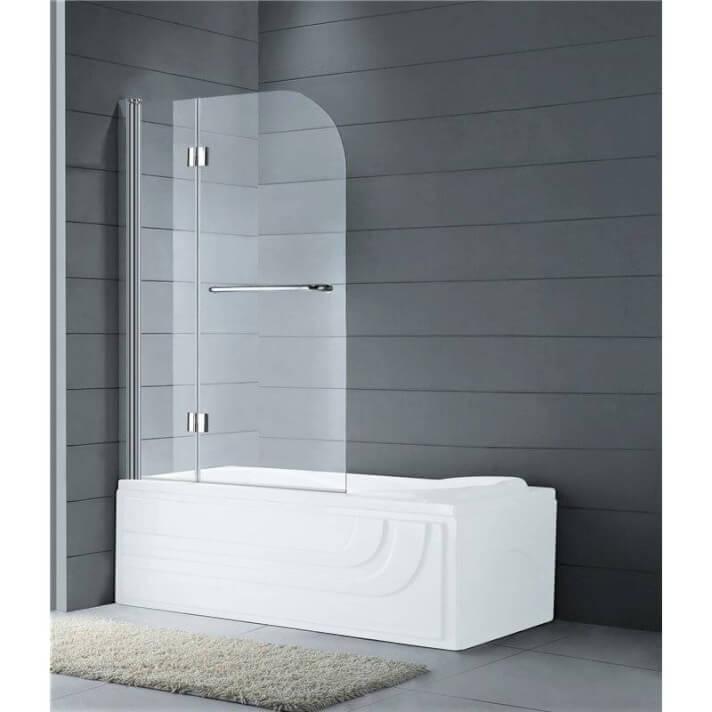 Mampara frontal ba&ntilde;era abatible plegable GLASS GME